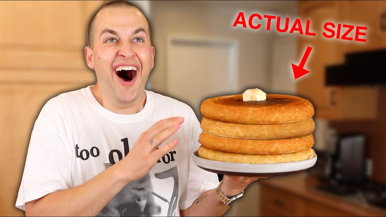 I Made Giant Pancakes