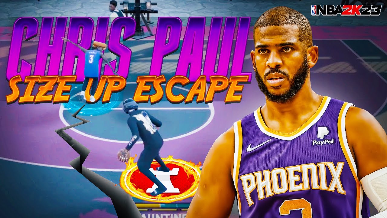 CHRIS PAUL SIZE UP ESCAPE IS GODLY IN NBA 2K23! (SEASON 5) BEST DRIBBLE MOVES HANDCAM TUTORIAL