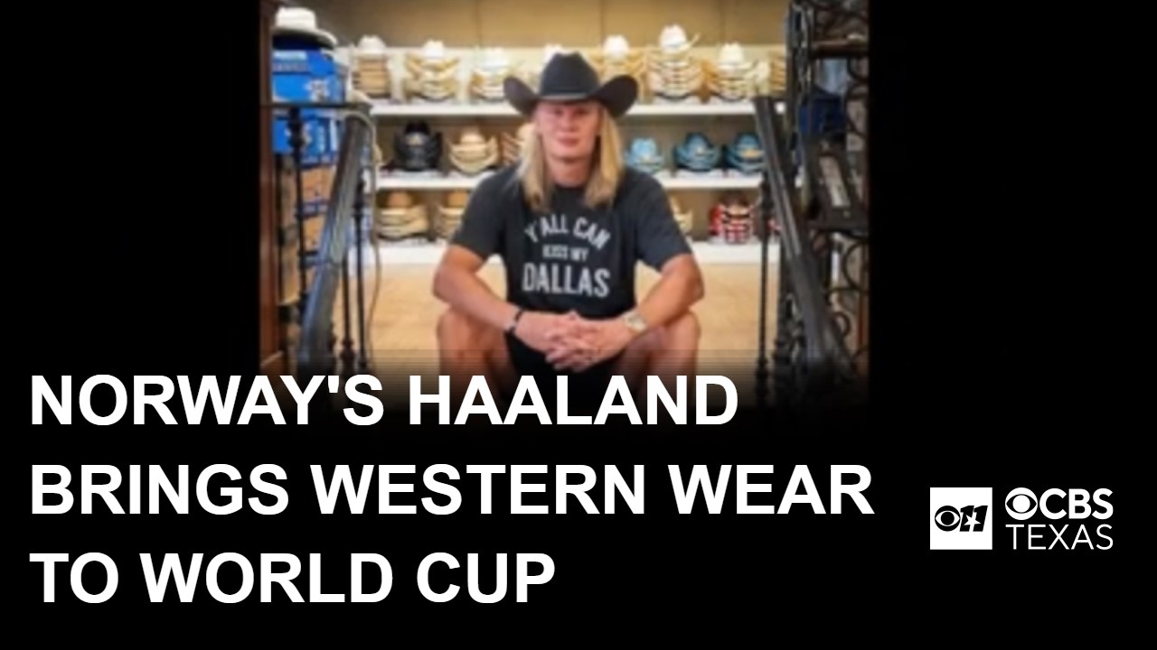Norwegian superstar Erling Haaland helps bring Western wear to World Cup