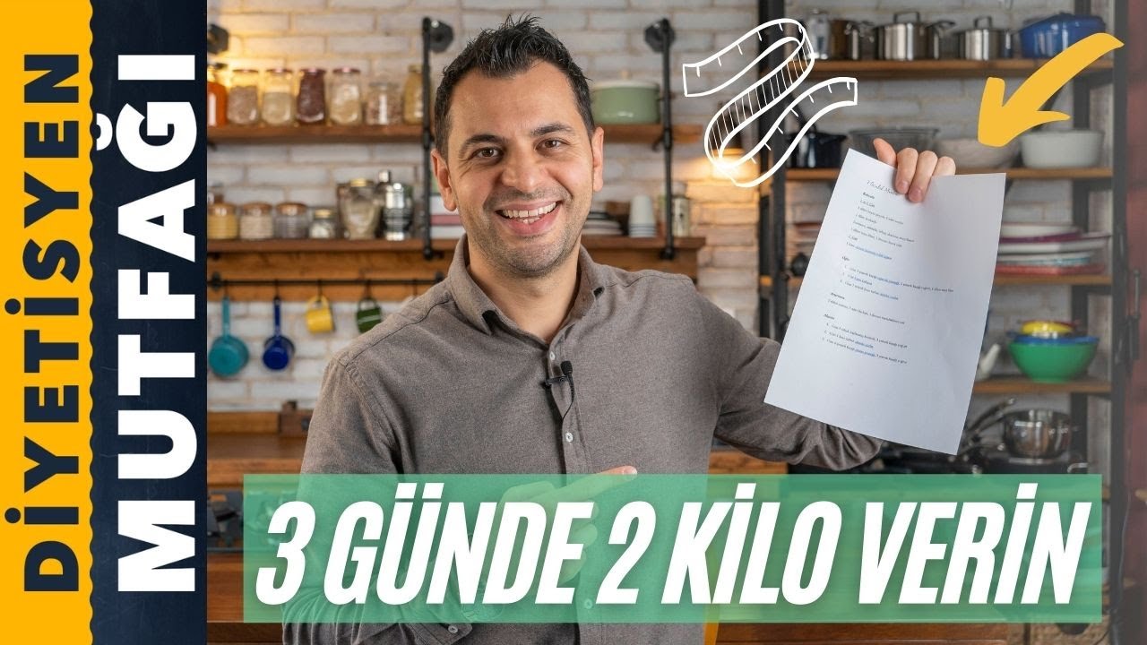 3 GÜNDE 2 KİLO VERDİREN YILBAŞI DİYETİ