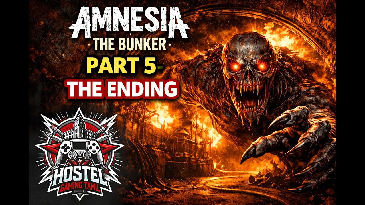 DID I KILL THE BEAST?😱 | Amnesia The Bunker Part 5 – The Ending | Tamil Gameplay 