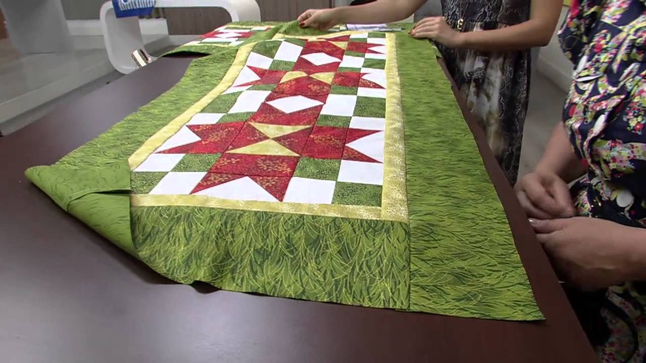 Mulher.com 14/10/2014 - Centro de Mesa Natal Patchowork por Maria Elisa Fumache - Parte 2