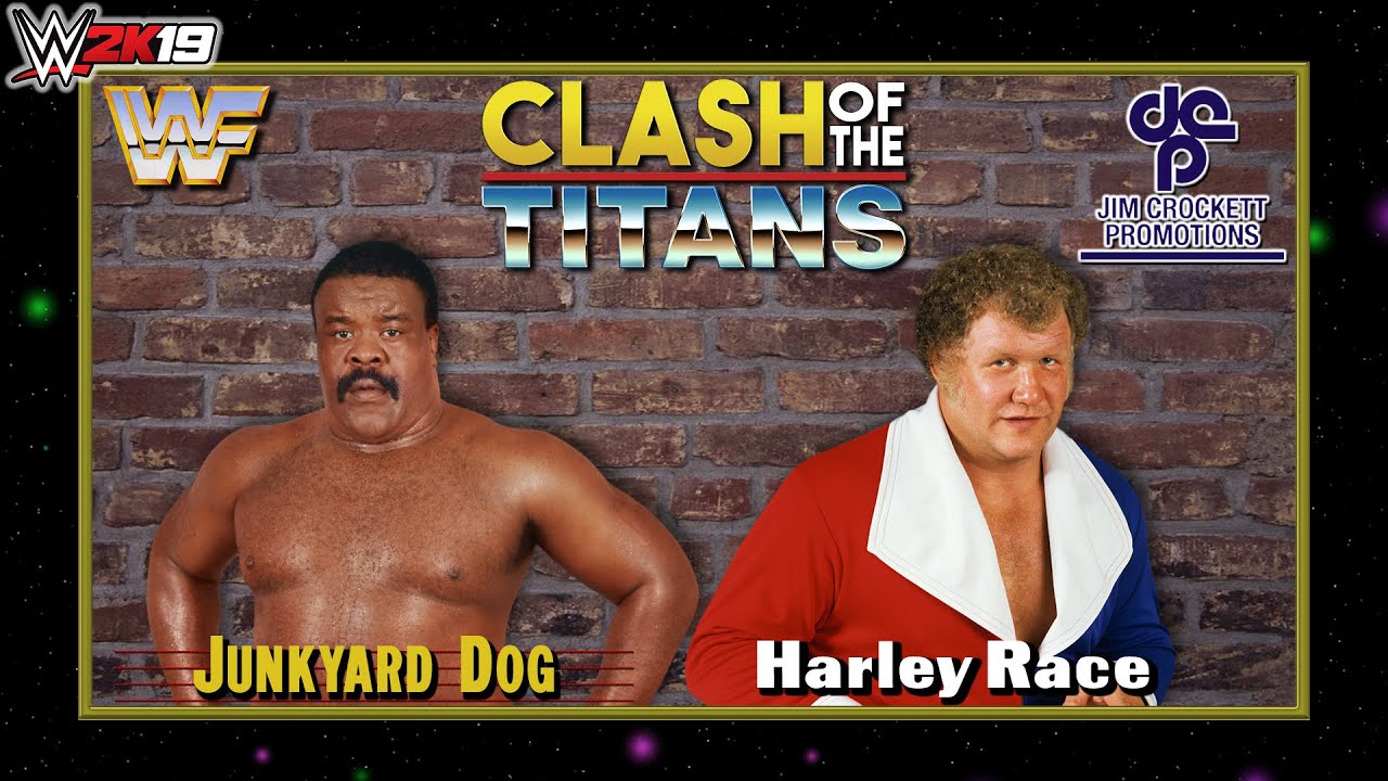 Junkyard Dog vs Harley Race - Clash Of The Titans - WWE 2K Series