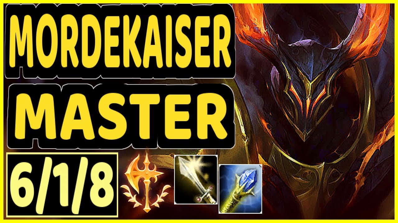 HASHINSHIN (MORDEKAISER) - 6/1/8 KDA GAMEPLAY - NA Ranked MASTER