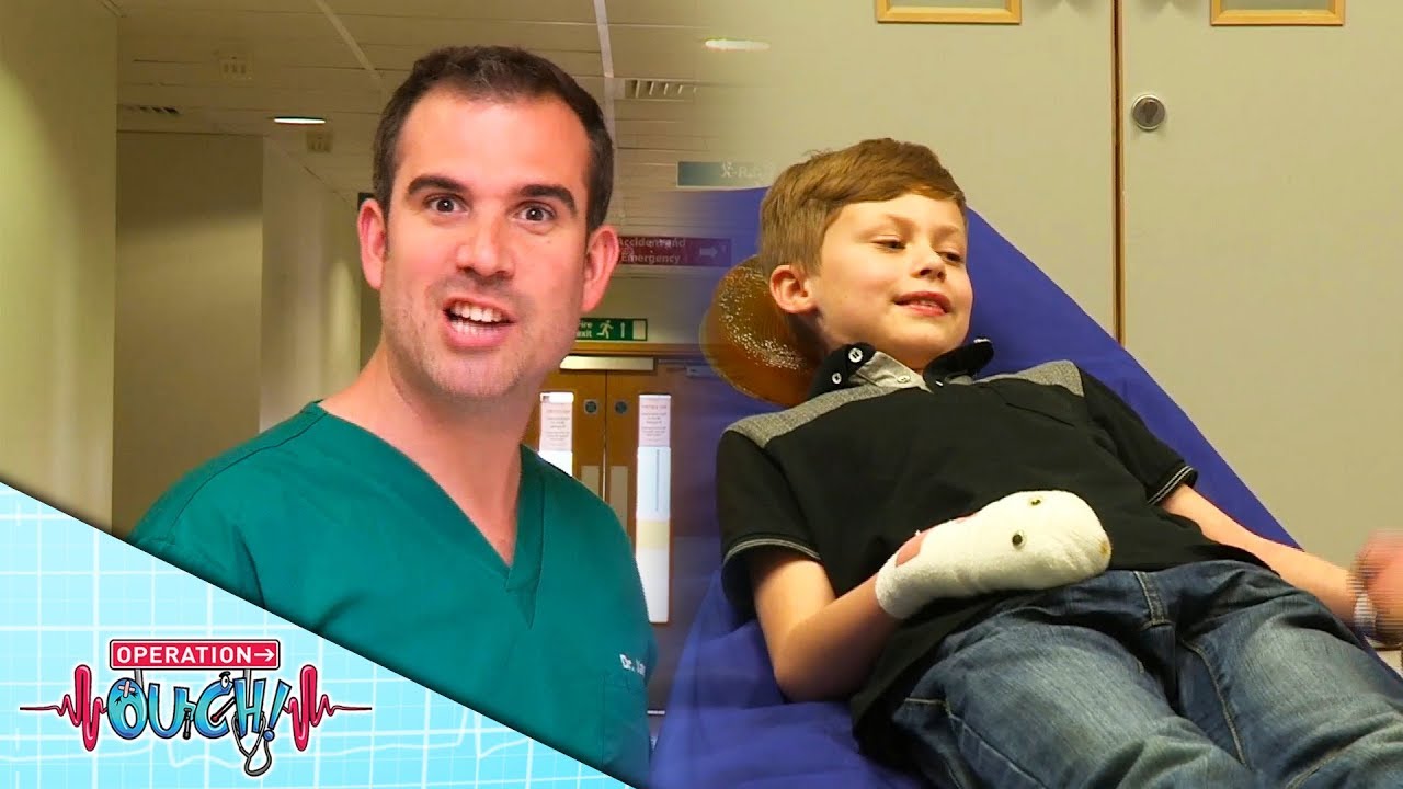 Science for Kids - Dealing With Smashed Finger | Emergency | Operation Ouch