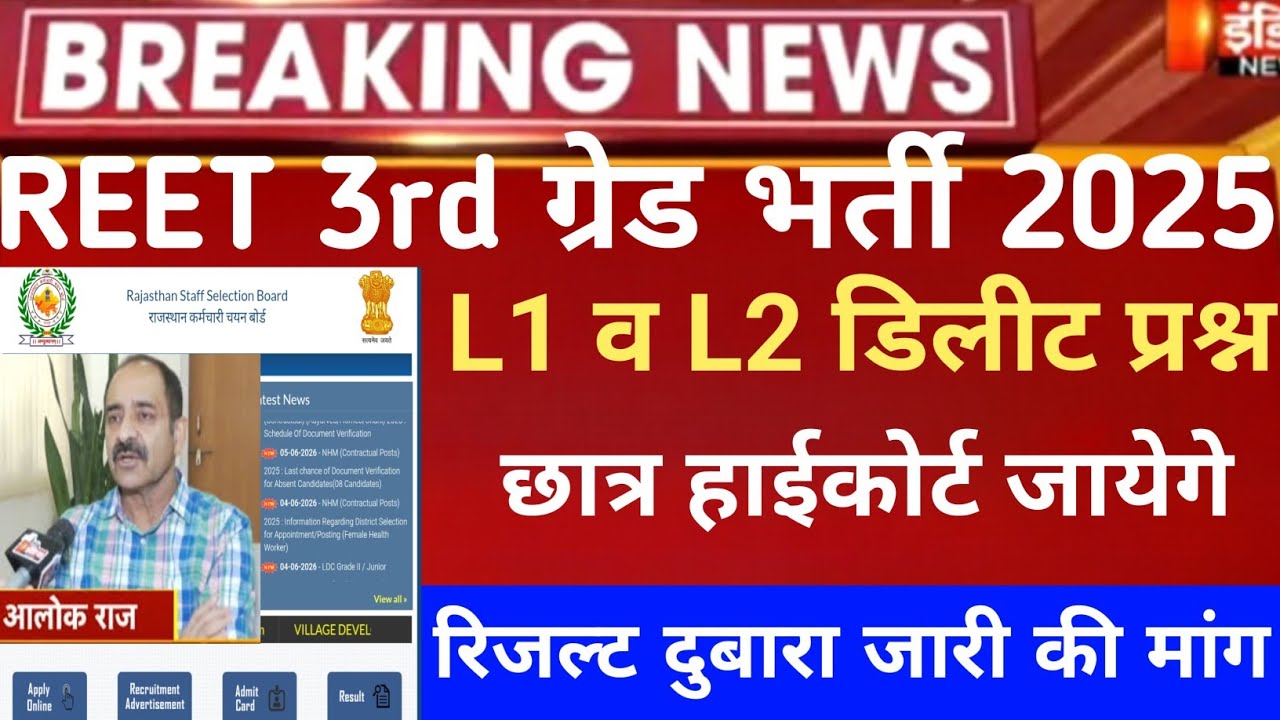  Reet 3rd grade final Result 2026/Reet mains final Cut-Off 2026/Reet Mains level 1 result/Reet 2026
