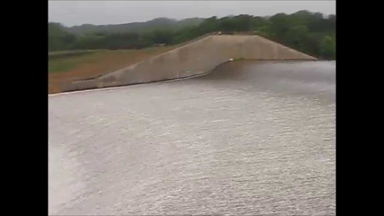 Lake Texoma over the Spillway 5-30-2015 New Record Height