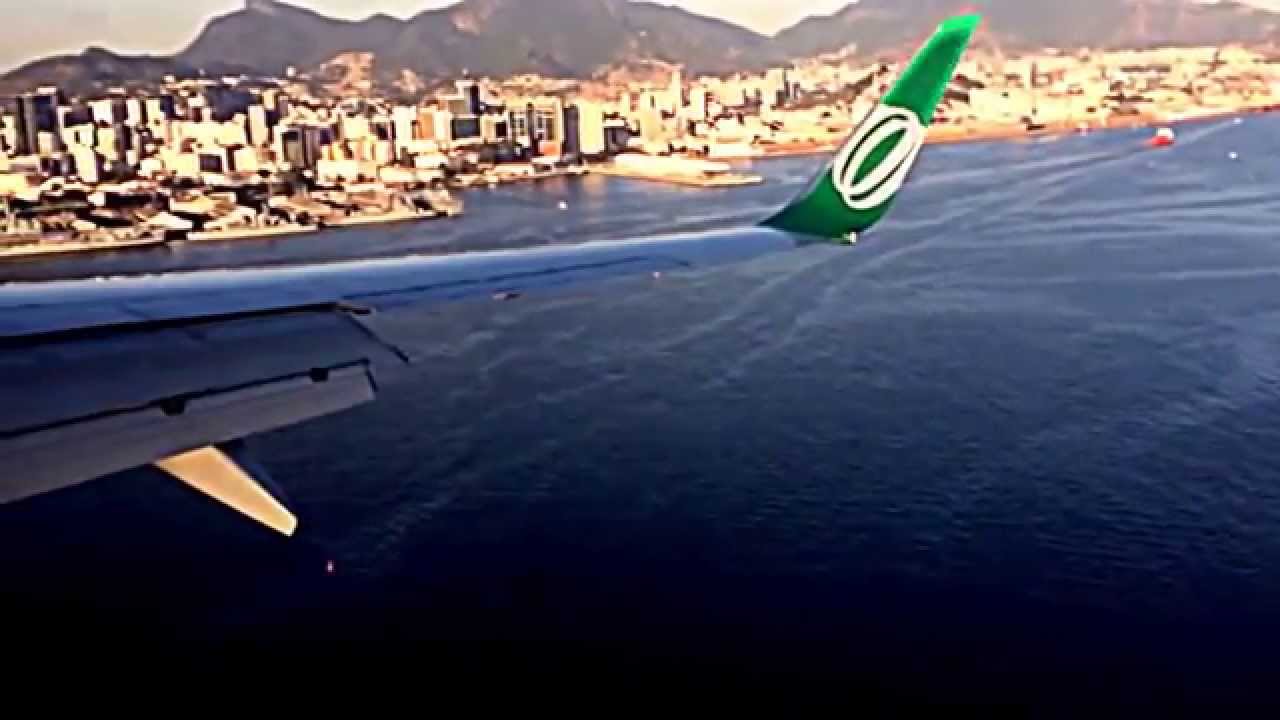 Beautiful morning landing in Rio.
