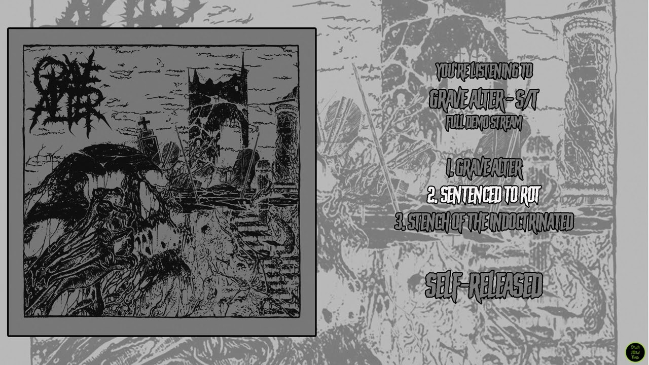&Omega; Grave Alter - s/t &Omega; [FULL DEMO STREAM - self-released, 2023]