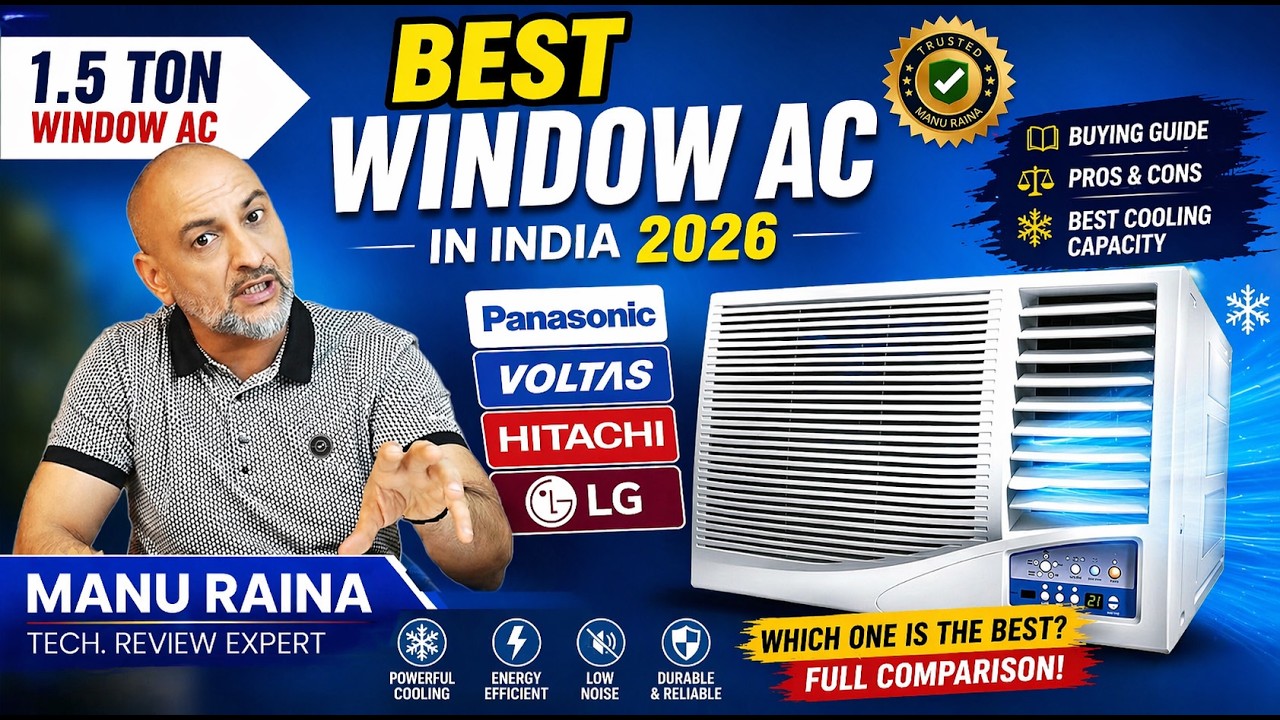 Best window AC | High cooling capacity | Top models of 2026
