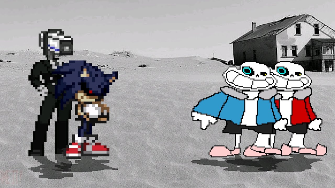 SONIC.EXE BACKS UP CAMERAMAN SKIBIDI TOILET IN SURVIVAL MODE