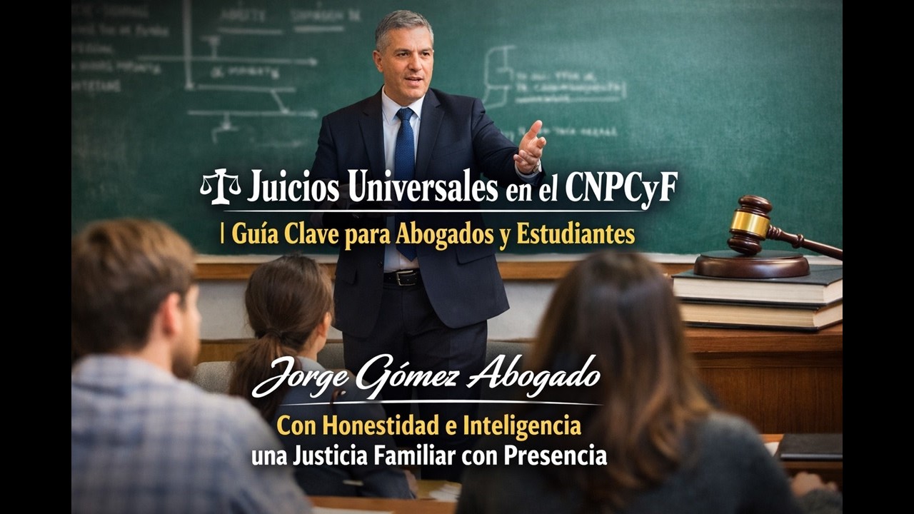 ⚖️ Juicios Universales en el CNPCyF | Guía Clave para Abogados y Estudiantes #juiciosucesorio