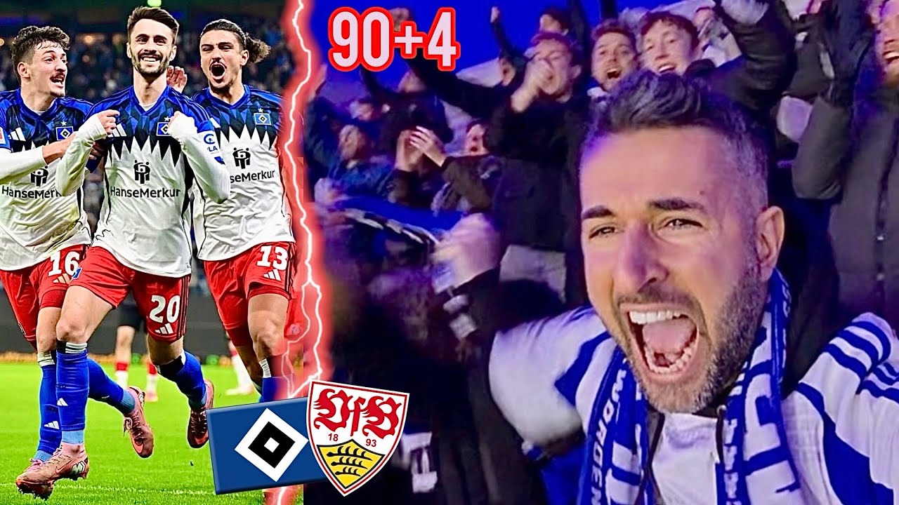 Der MOMENT als VIEIRA den VOLKSPARK zum BEBEN bringt🧨 HSV vs. Stuttgart Stadionvlog | Bardia Barati 