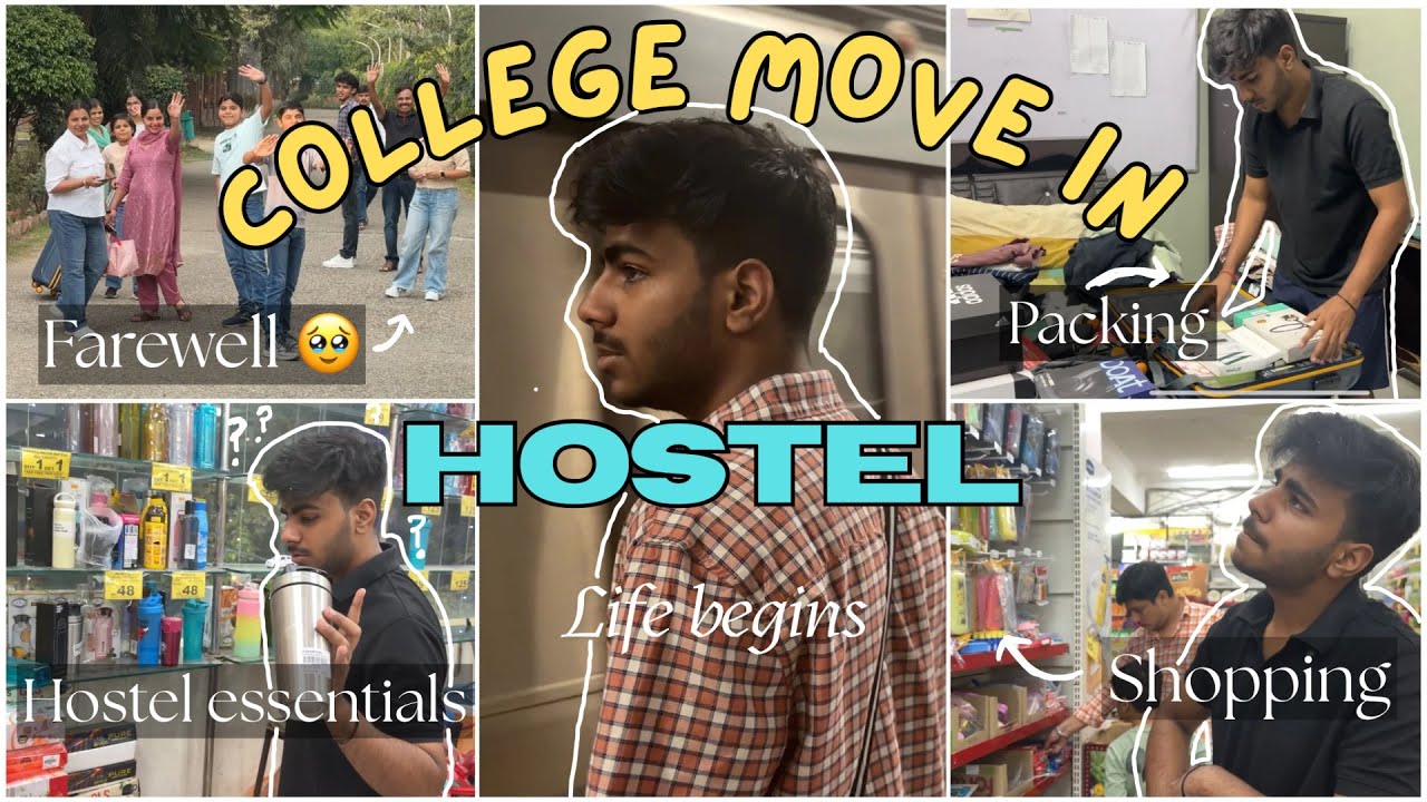 Packing and College Move in  🩺 | What I packed For Hostel Life || Leaving homee 🥺