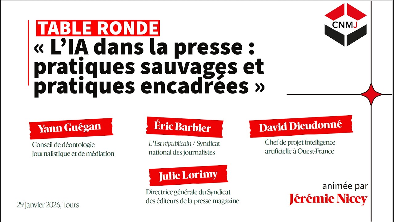 L'IA dans la presse : pratiques sauvages et pratiques encadrées - CNMJ 2026