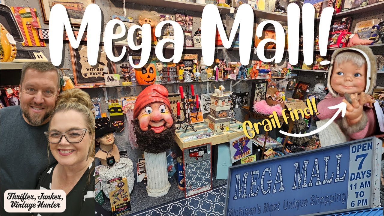 My Vintage Holy Grail! Antique Vendor Mall Shop With Us at Michigan's MEGA MALL!