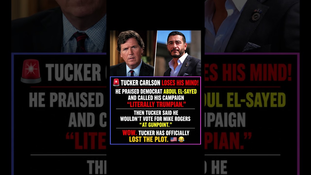 Tucker Carlson Backs Abdul El-Sayed in Michigan