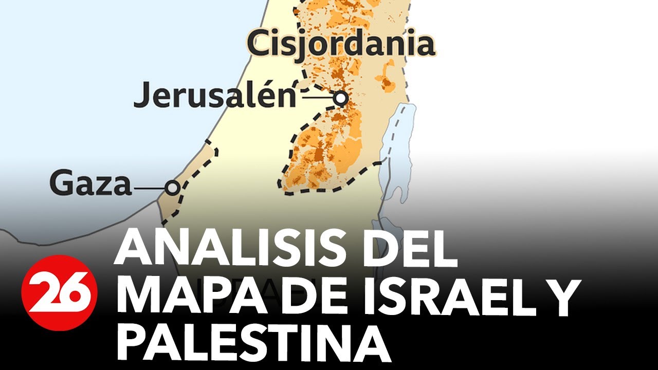Analisis del mapa de Israel y Palestina