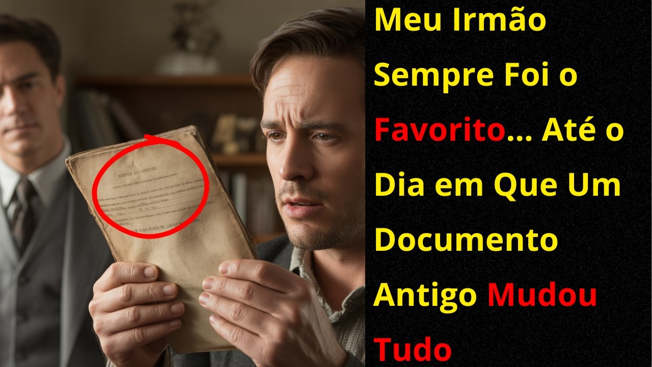 Meu Irmão Sempre Foi o Favorito… Até o Dia em Que Um Documento Antigo Mudou Tudo