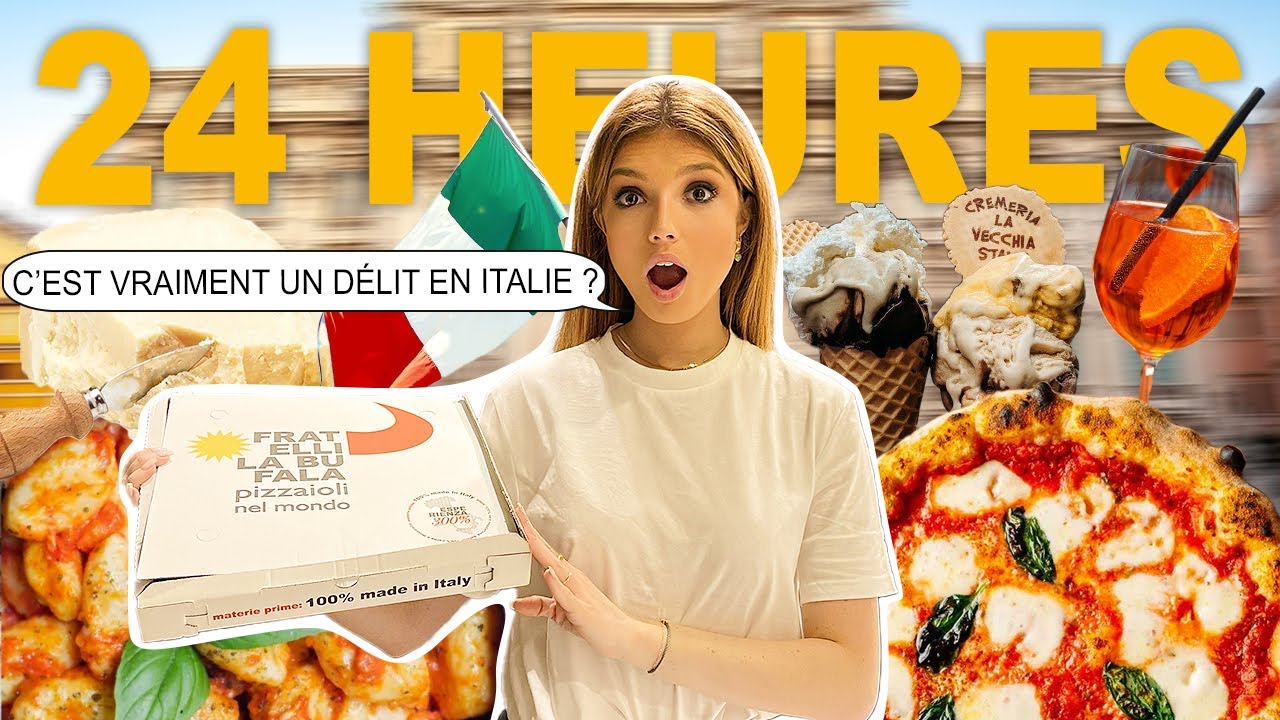JE MANGE COMME UNE ITALIENNE PENDANT 24H ! (je pars en Italie) | Julie Tagliavacca