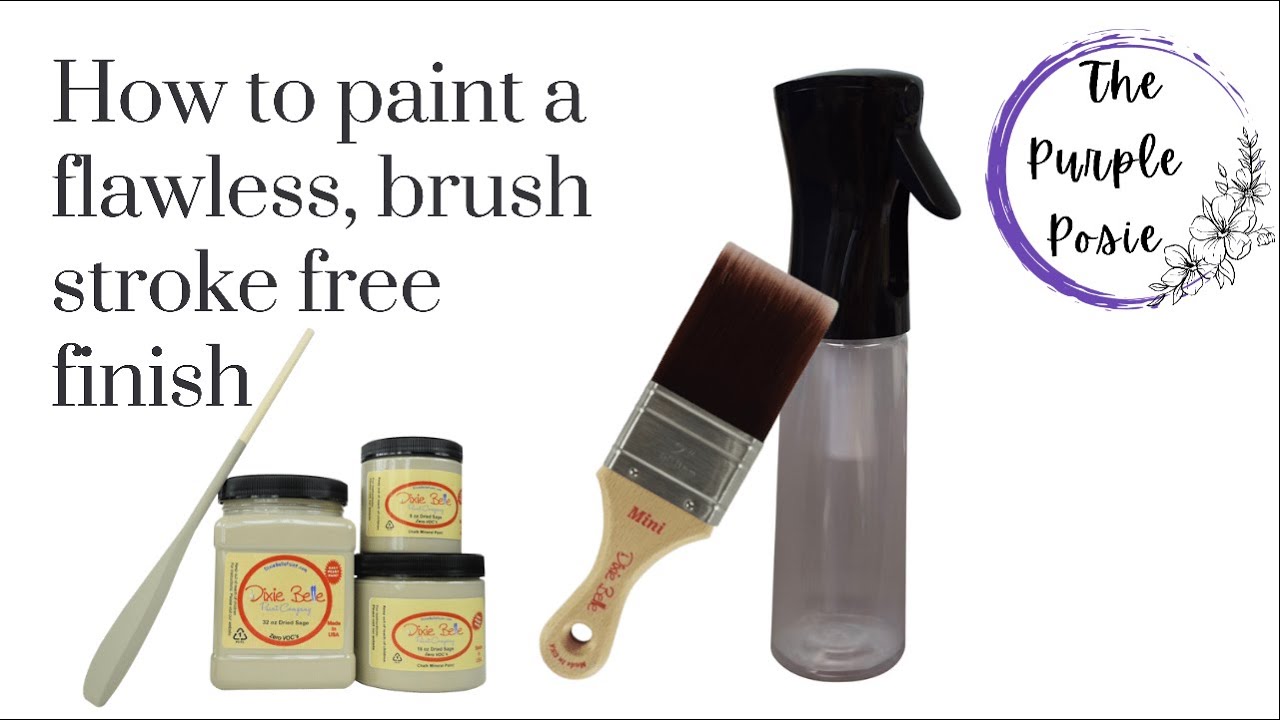 How to Paint a Flawless Furniture Finish with Chalk Mineral Paint | Dixie Belle Paint