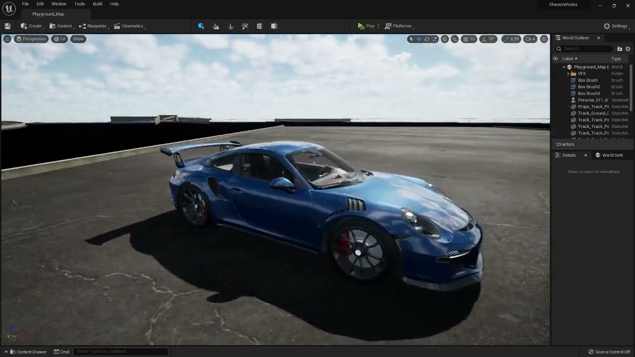 02 — Сделайте свой импортный автомобиль управляемым! (Учебное пособие по автомобилям UE5)