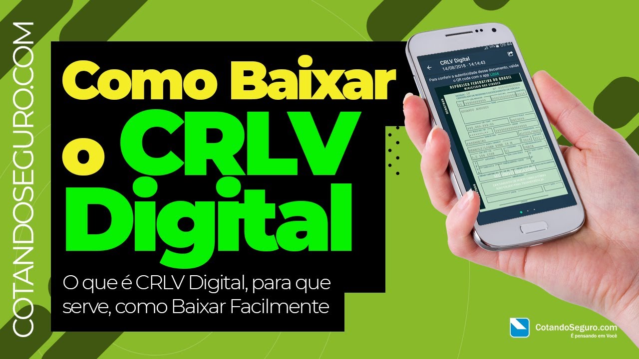 🔥 Como Baixar o CRLV Digital - Tenha o documento do seu carro na palma da m&atilde;o
