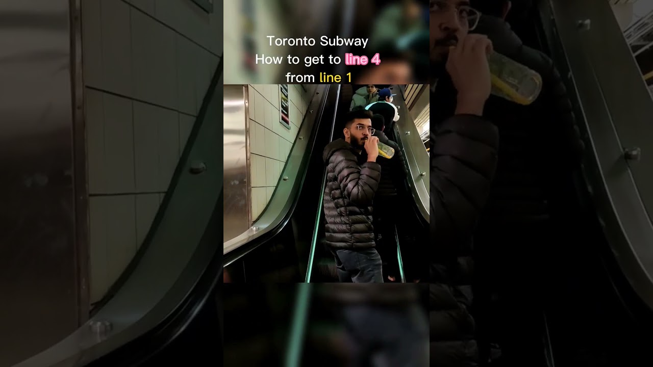 How to get to line 4 from line 1 - Toronto Subway 🇨🇦