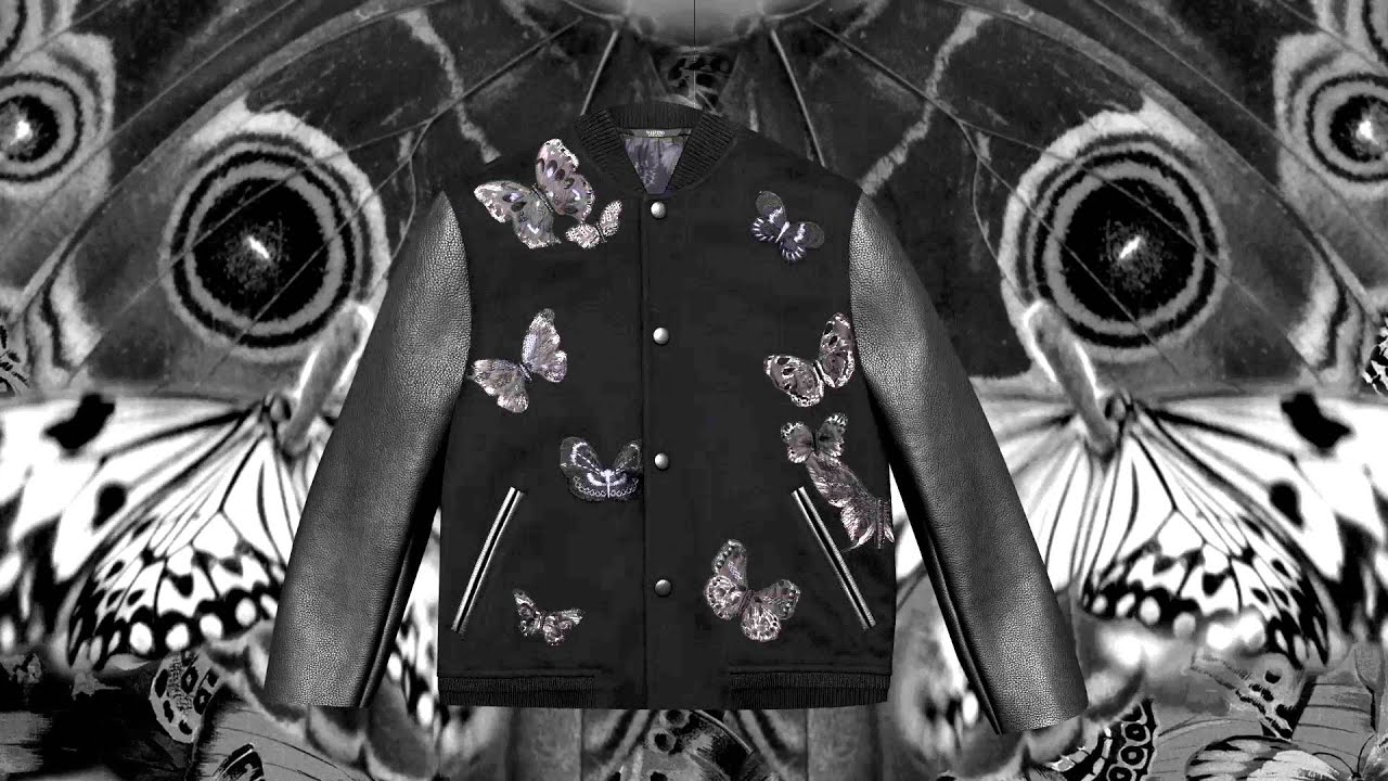 VALENTINO CAMUBUTTERFLY NOIR FOR MEN
