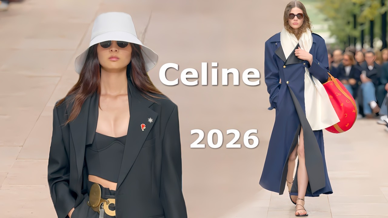 Celine Мода весна-лето 2026 в Париже / Стильная одежда и аксессуары