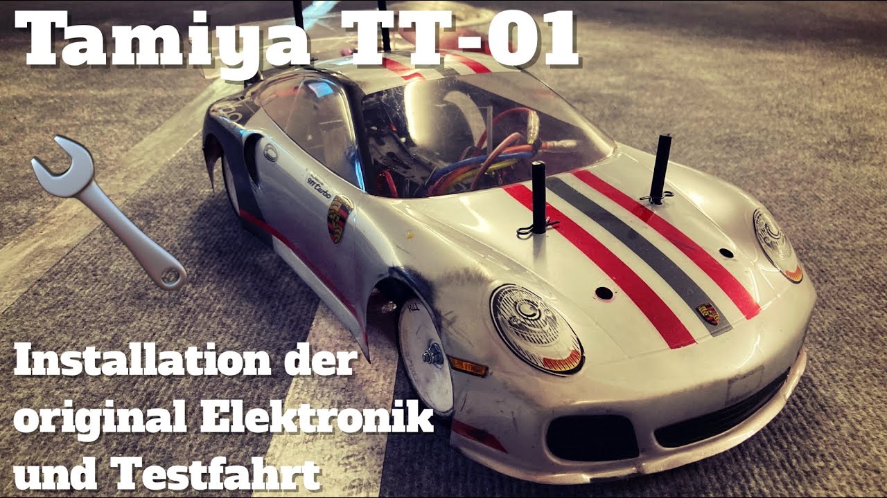 Tamiya TT-01 - Installation der original Elektronik und China-Servo 🇨🇳