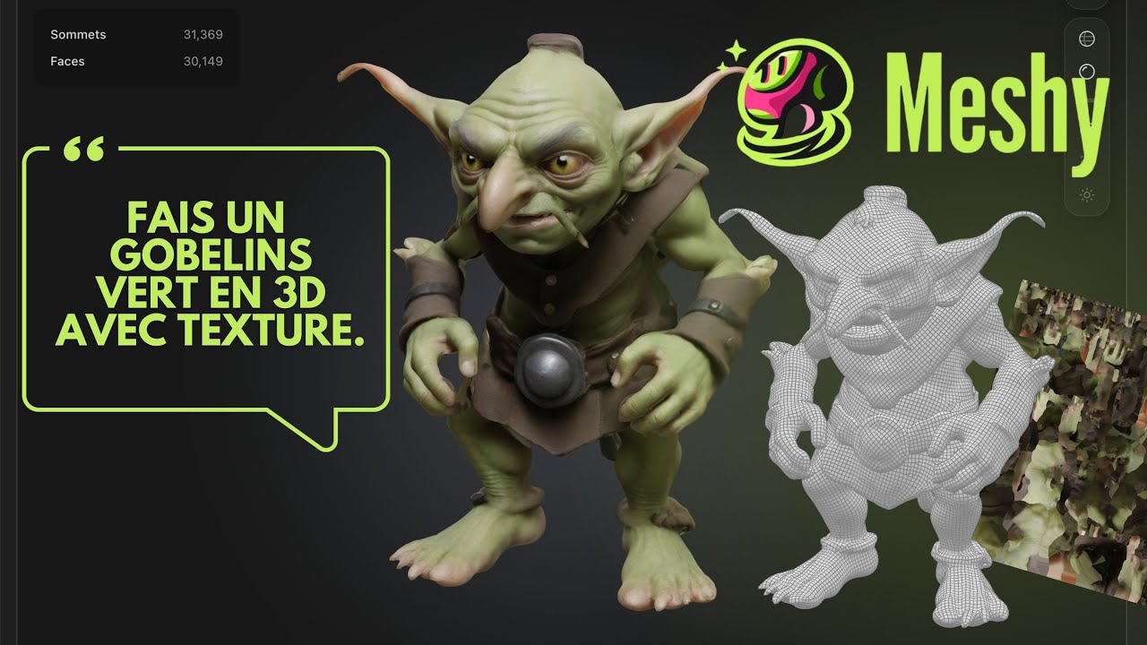 J'ai testé le ChatGPT de la 3D : Meshy AI !