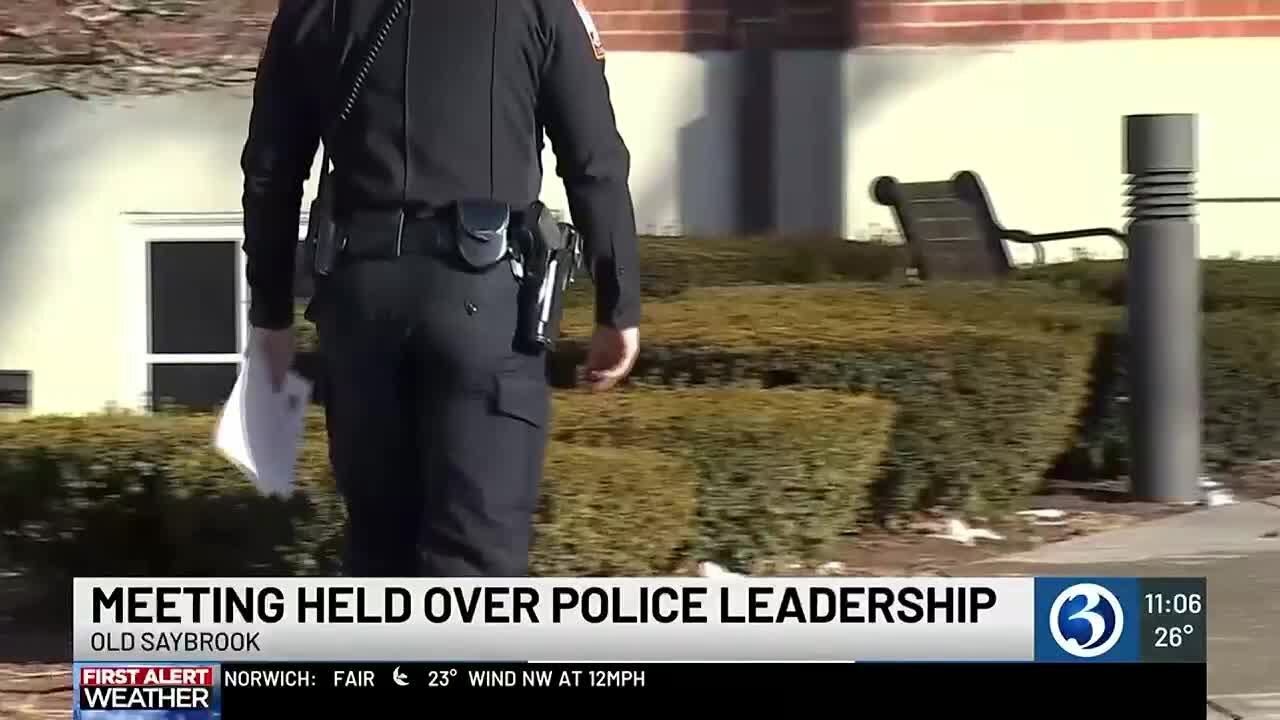 Meeting held in Old Saybrook over police leadership