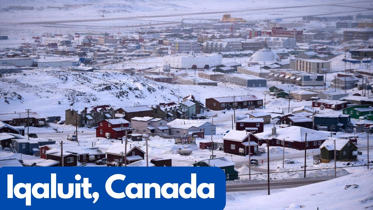 Aerial Bliss Over Iqaluit