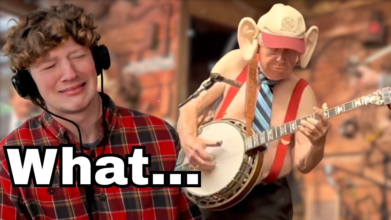 This Banjo Player Scares Me