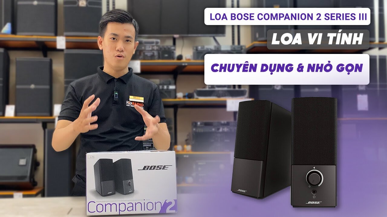 Loa Bose Companion 2 Series III, Kết Nối AUX (Bộ Loa vi tính 2.0)