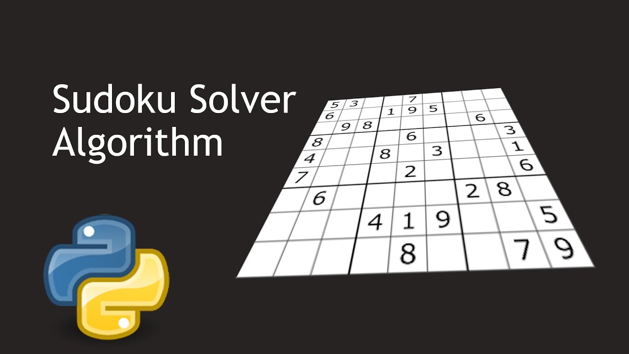 Sudoku Solver Algorithm in Python Part 2 - Getting Possible Entries | TheDLAcademy