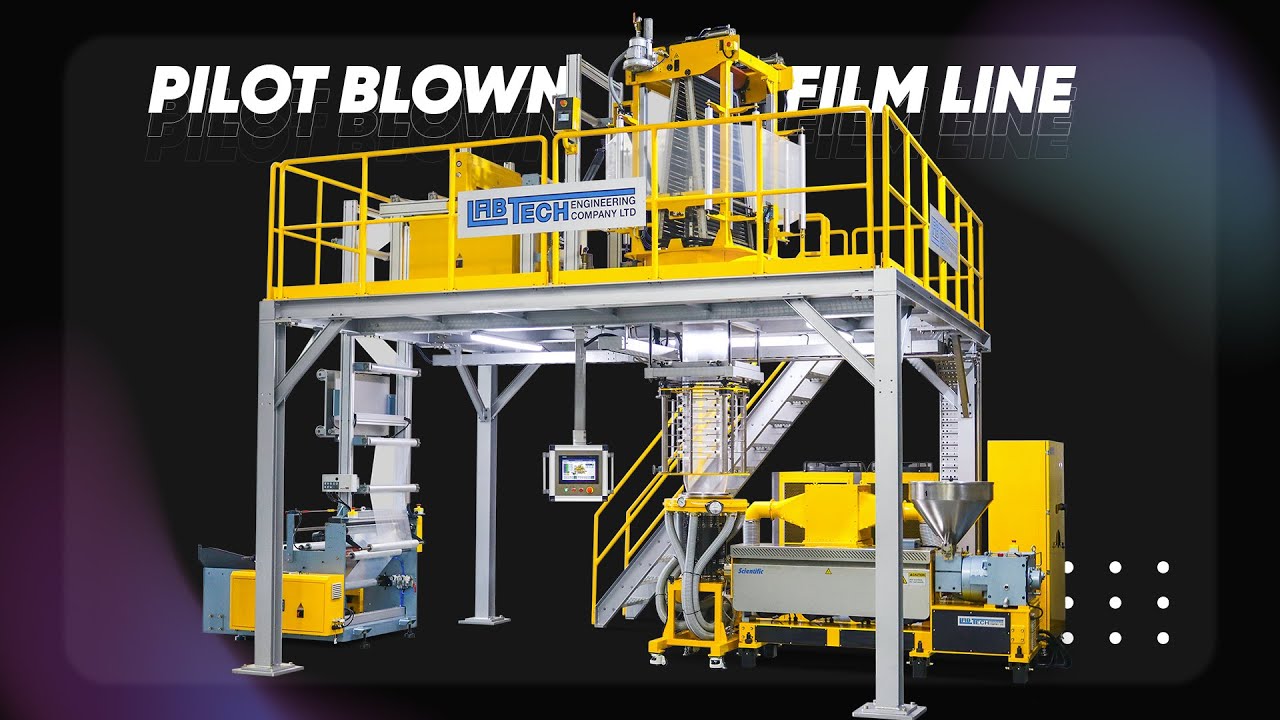 Labtech LF-800 Blown Film Line for Pilot-Scale Film Development
