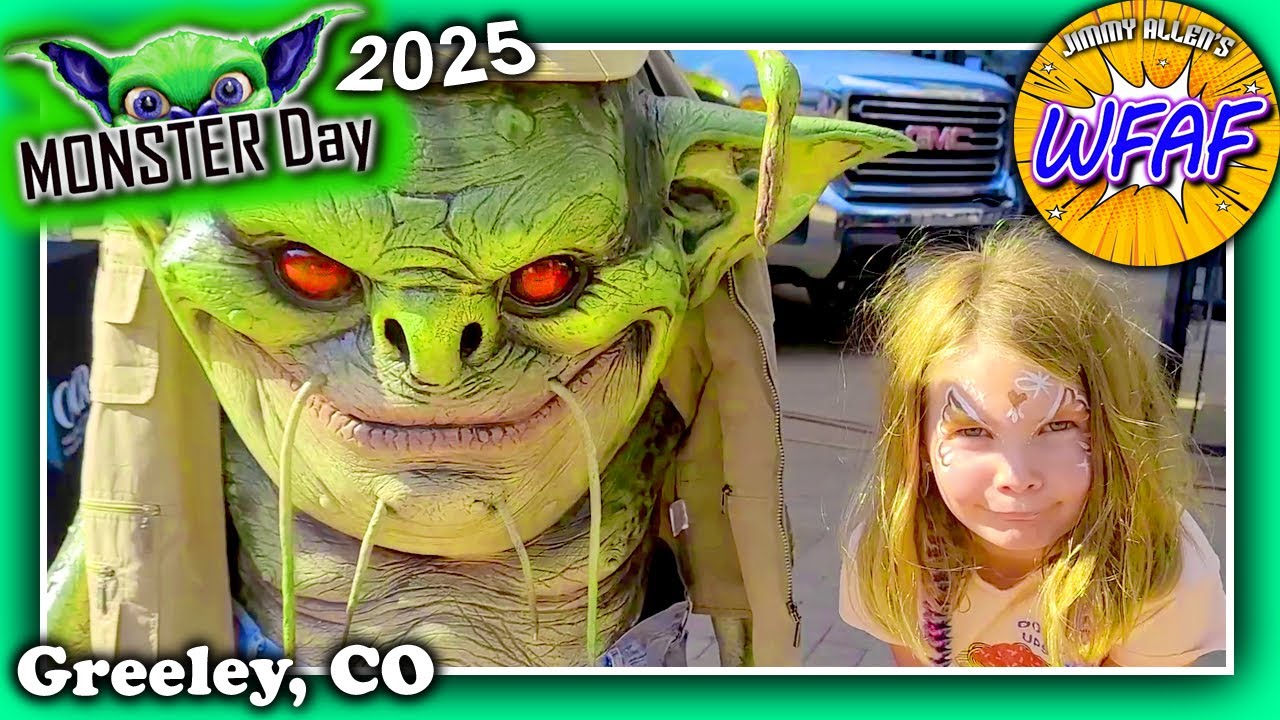 Fun Time At Monster Day 2025 : Downtown Greeley, Colorado - Gets You In The Mood For Halloween -