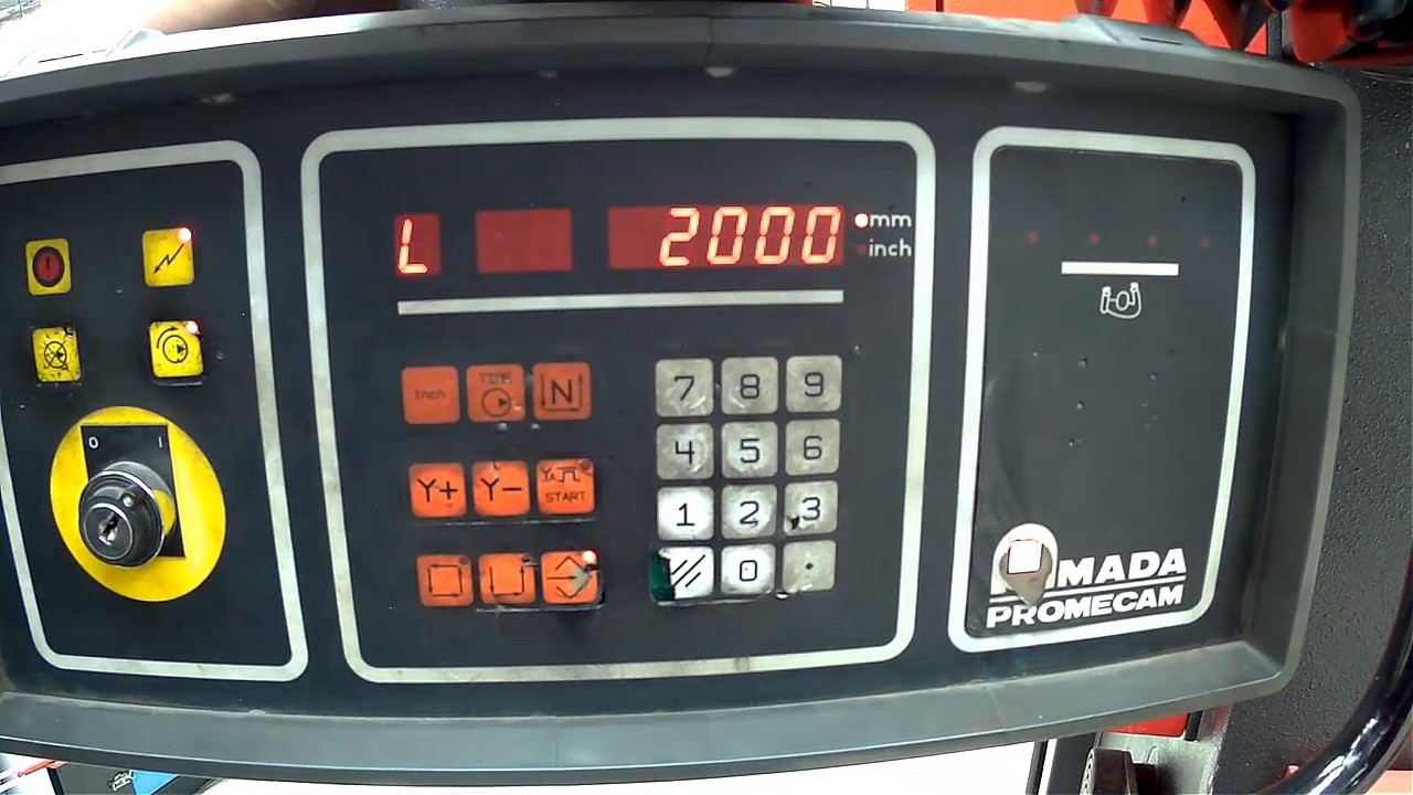 Créer un programme sur cisaille guillotine Amada GPS 420