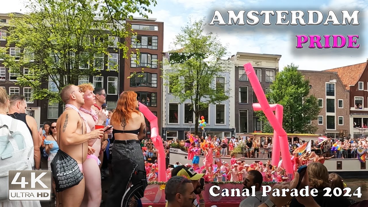 Amsterdam's Wildest Day, Pride Canal Parade 2024 4K