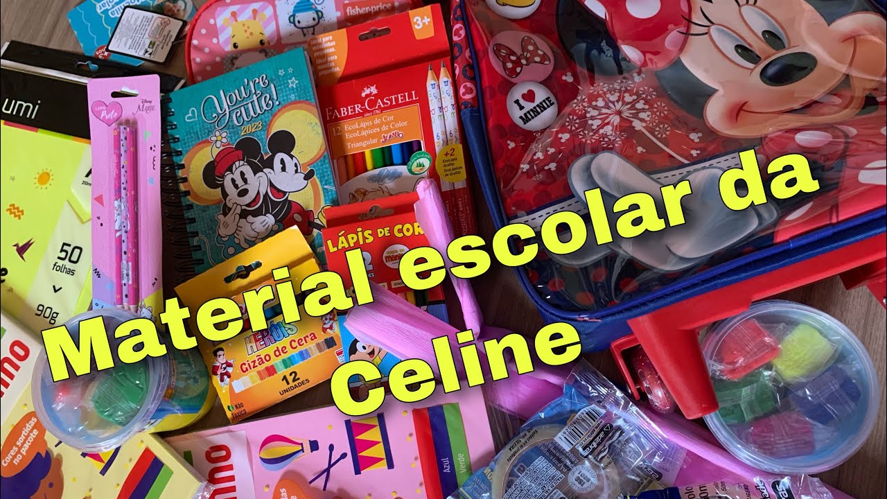 Material escolar da minha filha