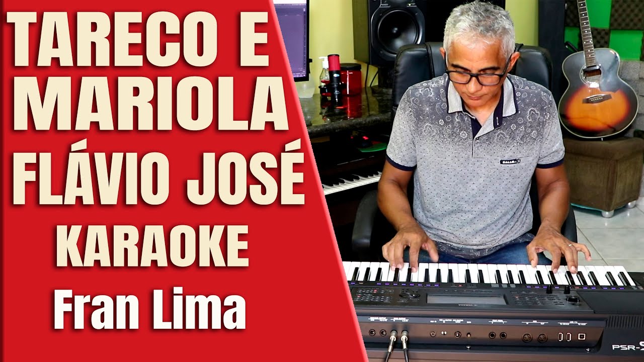 Flávio José Tareco e mariola Karaokê com FL