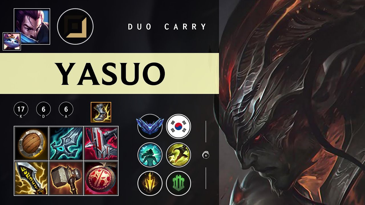 Yasuo ADC vs Caitlyn - KR Diamond Patch 26.01