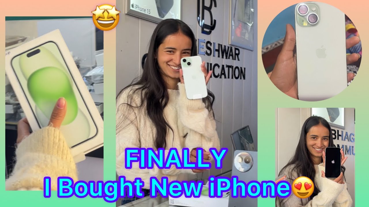 Aakhir ले ही लिया अपने लिए iphone😍❤️| 70,000 खर्च कर दिए☹️| | Kajal bohra 03