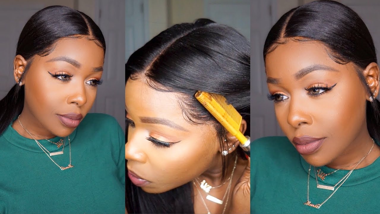 How to: Slay your Frontal using the "Hot Comb Method" ft. Wowebony.com