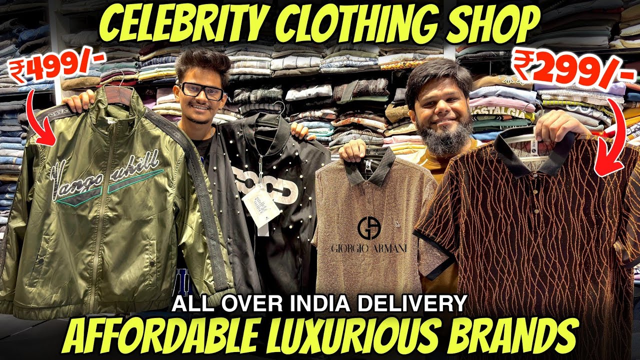 Celebrity Clothing Shop In Mumbai | Affordable Luxurious Brands | MR RS VLOGS | SAHIL RAJORIA 
