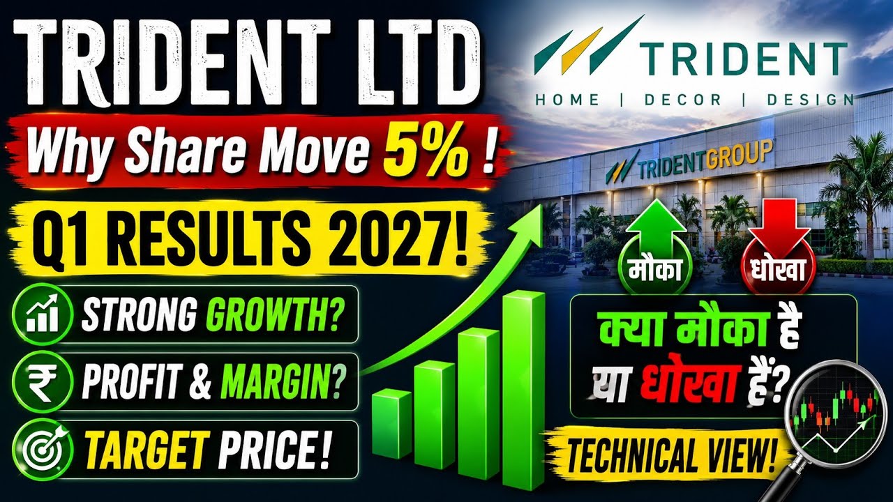 Trident Share Latest News | Trident Ltd Q1 Results | Trident Ltd share | TRIDENT Share News