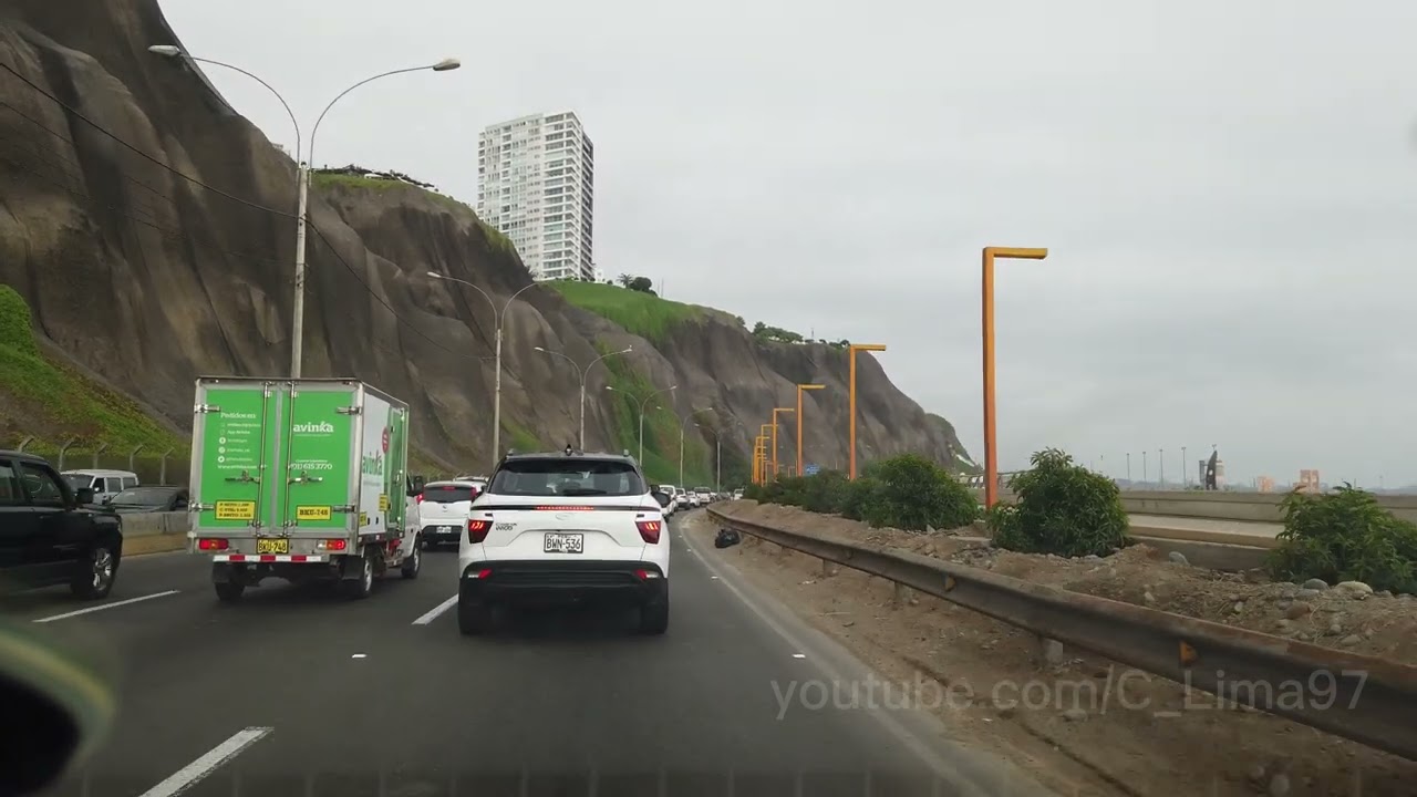 4K Vamos a Miraflores por la playa desde Magdalena, abril 2023