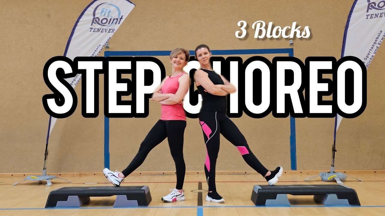 Step Choreo // 3 Blocks // Irina Bremen Fitpoint // Степ хореография